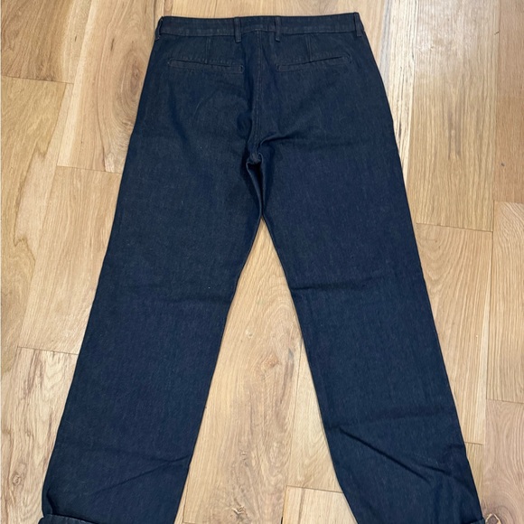 PAIGE Men's Dark Blue Straight Jeans